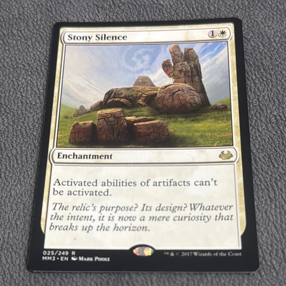 MTG Magic the Gathering Stony Silence